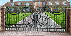 Custom Metal Estate Style Entrance Gates